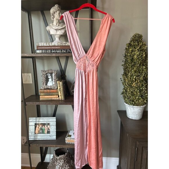 Rocky Barnes The Bright Side Dawn Slip Dress Desert Rose Womens Size Large - Picture 5 of 9
